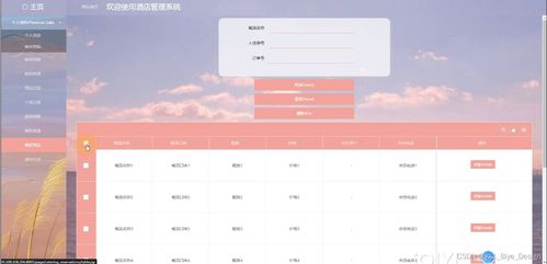 基于SSM和MySQL的酒店管理系統——計算機畢業設計源碼解析